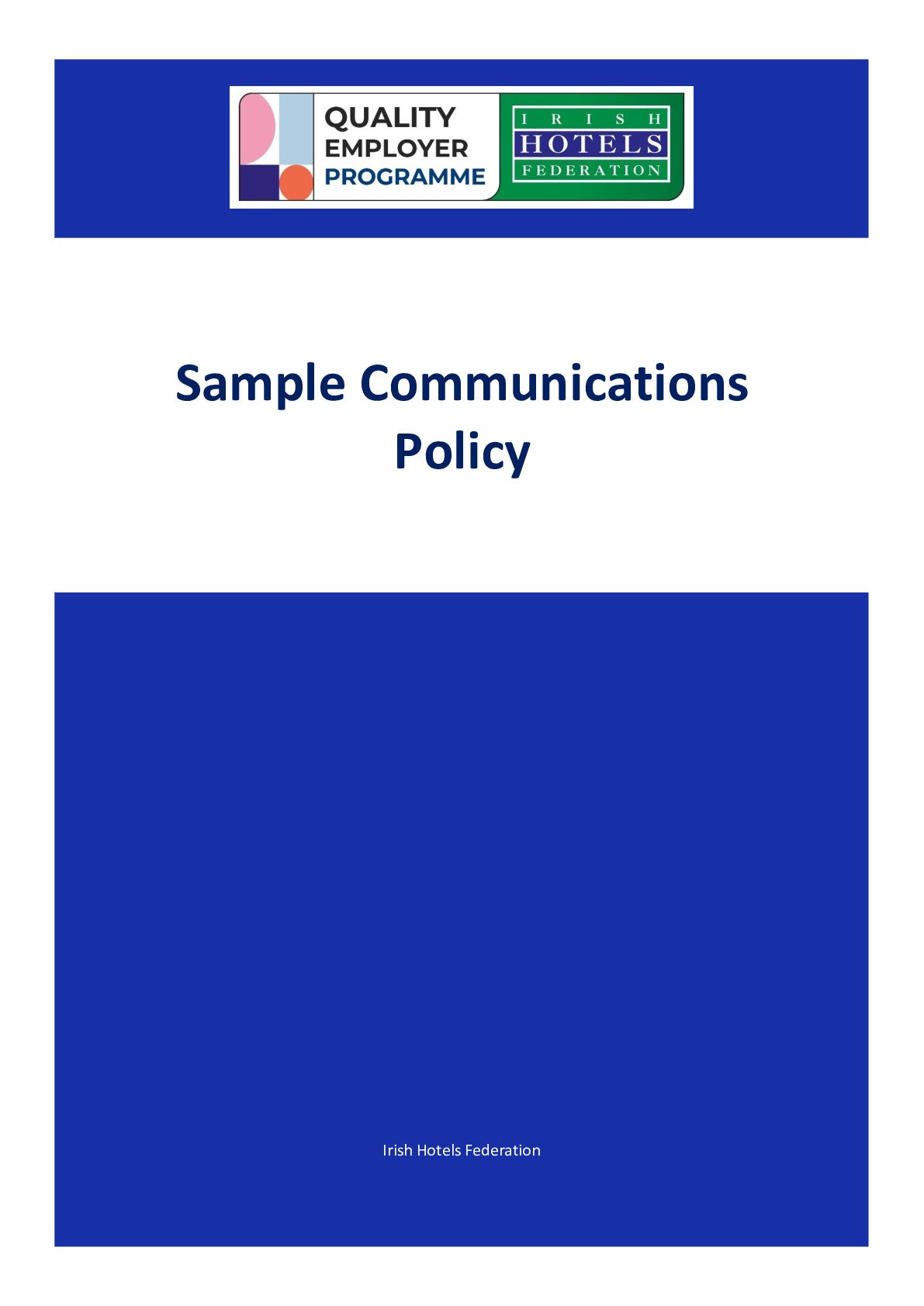 Internal Communication Policy