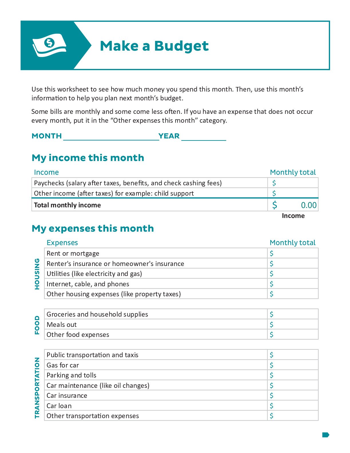 Budget Planning Template